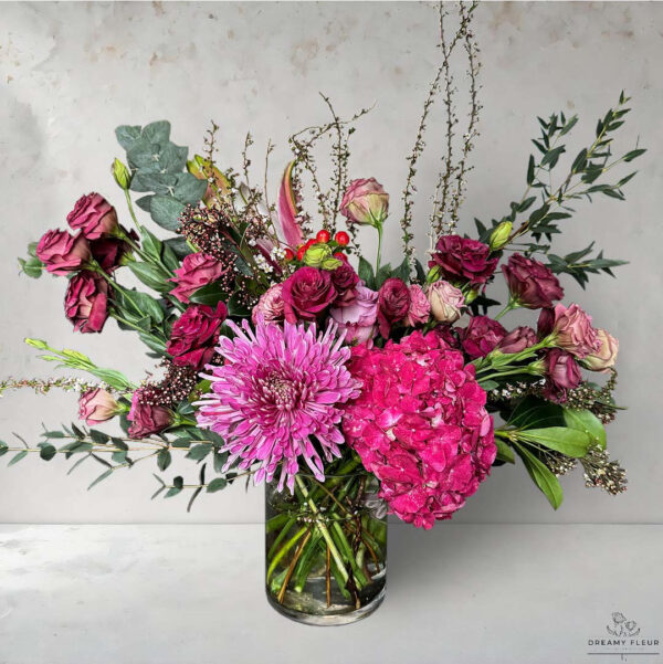 Blush Majesty (Vase Arrangement)